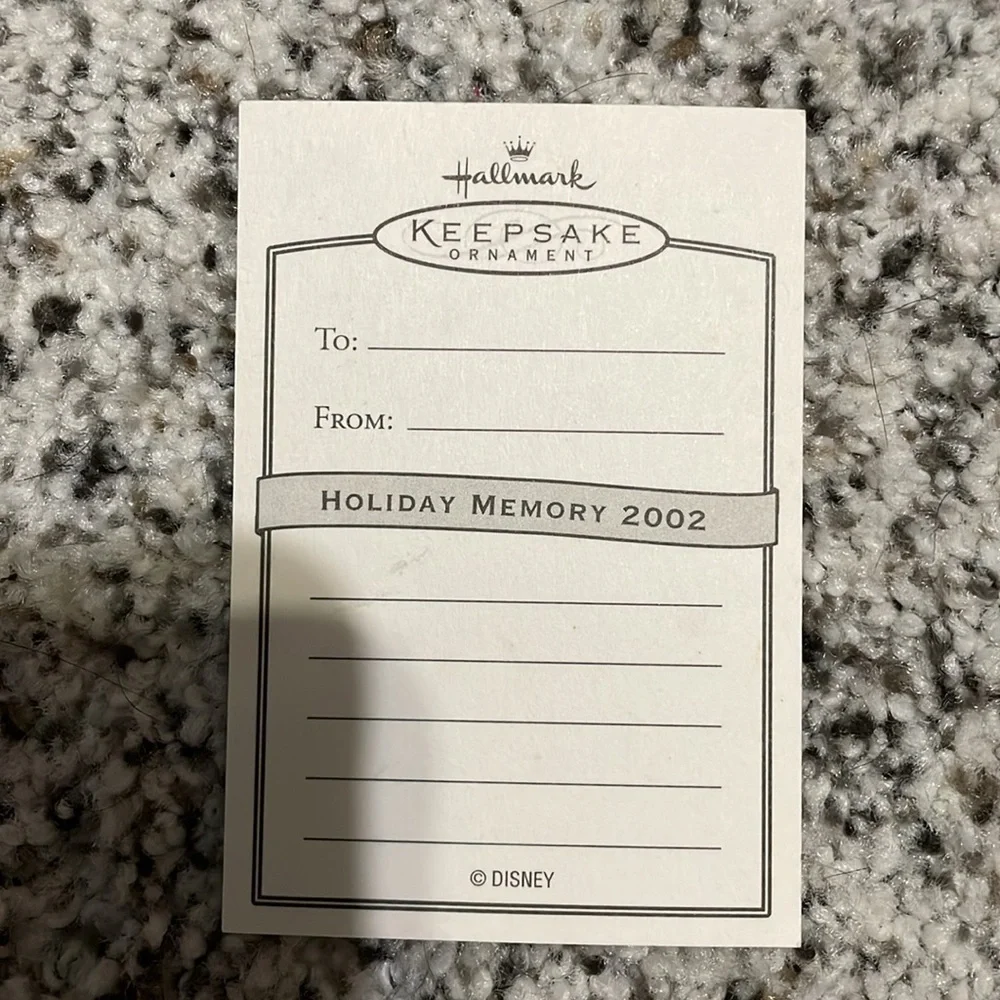 Hallmark keepsake ornament